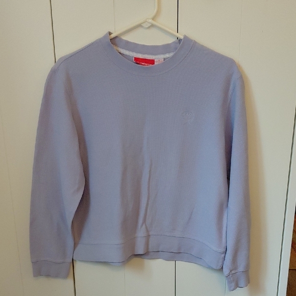 Liz Claiborne Purple Crewneck Sweater with Classic Design - Picture 1 of 4